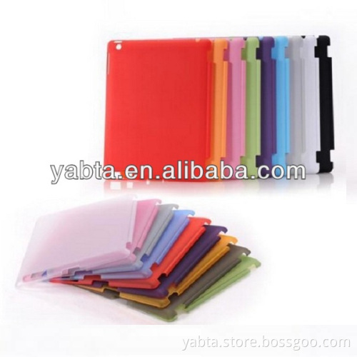 Transparent smart case cover mate for ipad 2, 3, 4 back side cover case